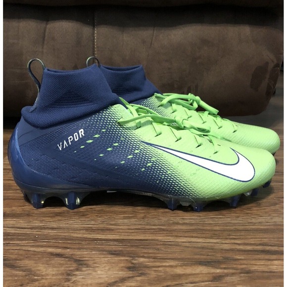 Nike Vapor Untouchable Pro 3 Seahawks Football Cleats Men's Size 15 AO3021-400 - Picture 1 of 7
